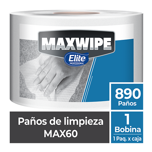 Kit Pano De Limpeza Reutilizável Maxwipe Elite Max60 Dobrado com 400 Folhas  - PanVel Farmácias